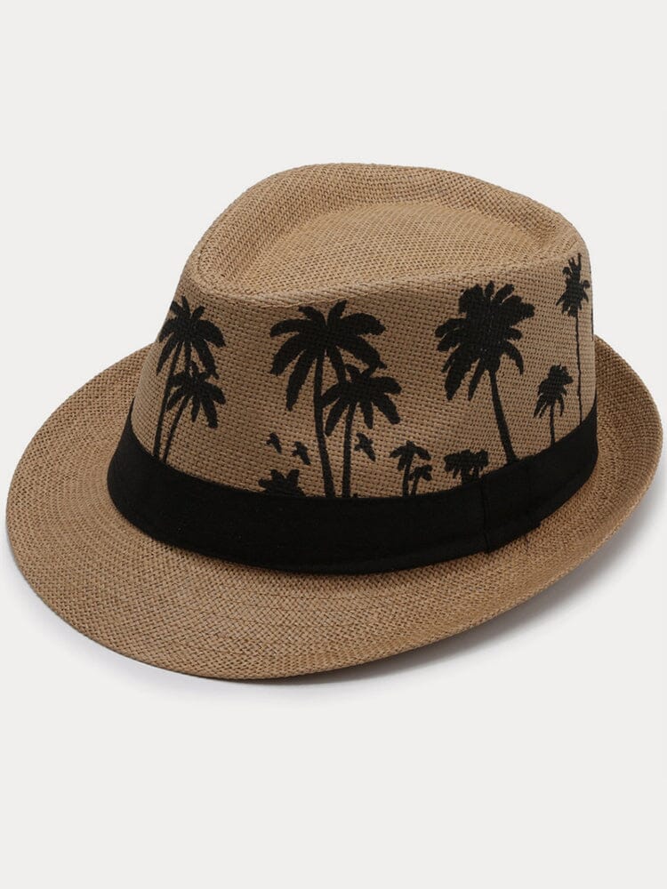 Summer Breezy Woven Fedora Hat Hat coofandy 