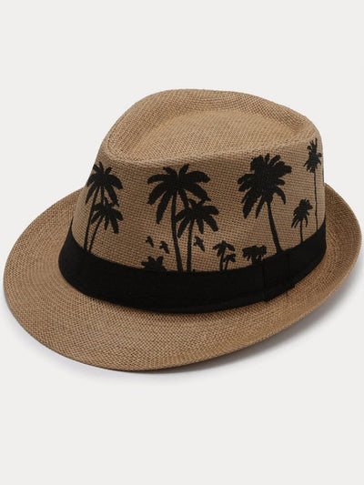 Summer Breezy Woven Fedora Hat Hat coofandy 