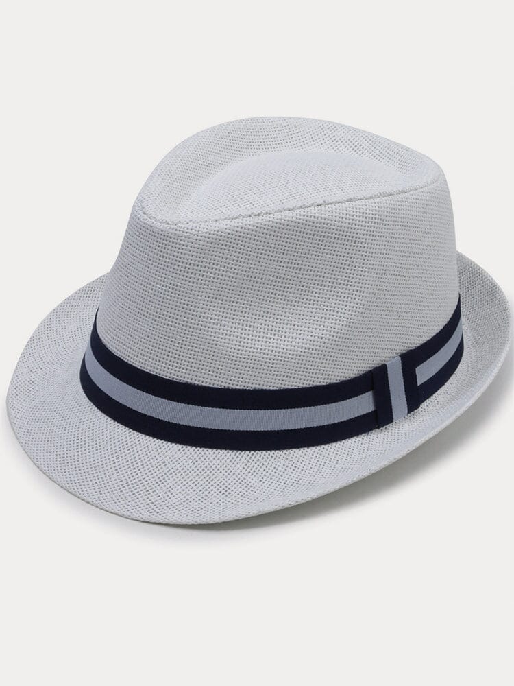 Summer Breezy Woven Fedora Hat Hat coofandy 