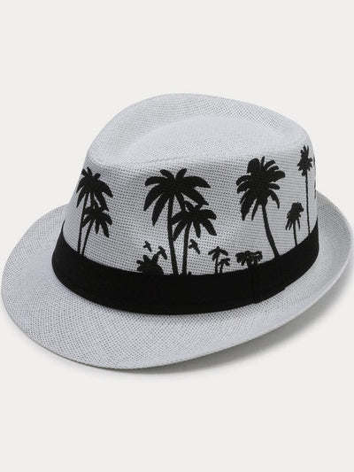 Summer Breezy Woven Fedora Hat Hat coofandy 