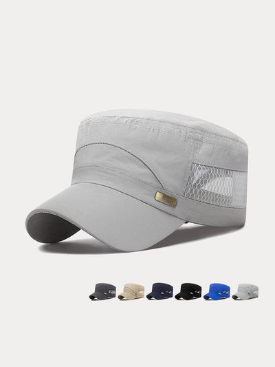 Breathable Mesh Flat Top Cap Hat coofandystore 