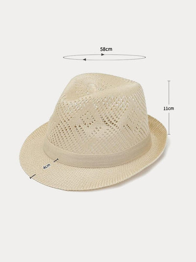 Foldable Breathable Mesh Fedora Hat Hat coofandystore 