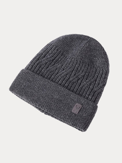 Minimalist Fleece Lined Knit Beanie Accessories coofandystore 