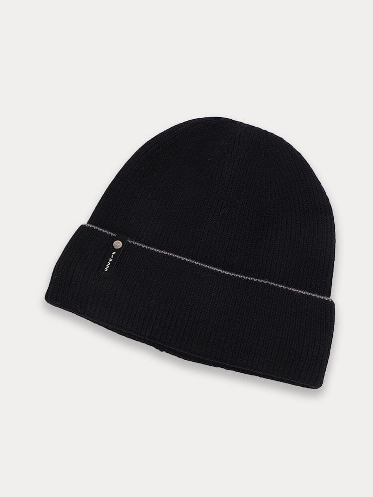 Versatile Thermal Knit Beanie Accessories coofandystore Black One Size 