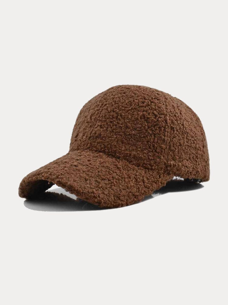 Thermal Cashmere Baseball Cap Accessories coofandystore Brown One Size 