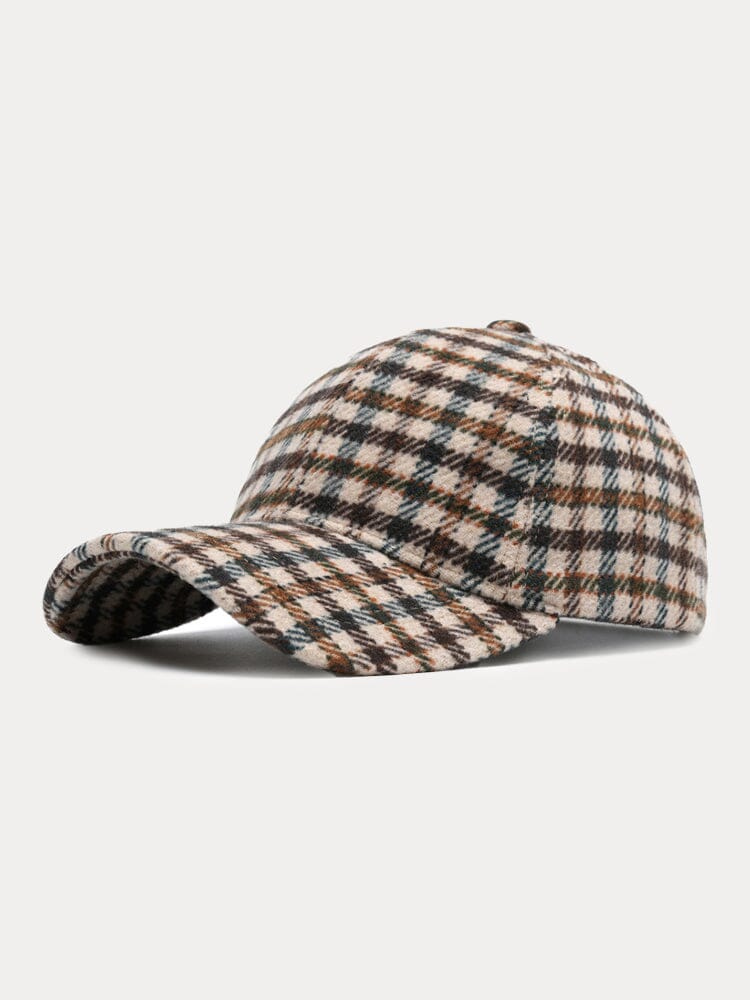 Vintage Plaid Baseball Cap