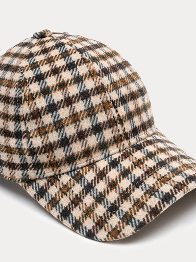 Vintage Plaid Baseball Cap Accessories coofandystore 