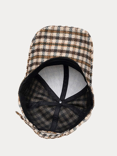 Vintage Plaid Baseball Cap Accessories coofandystore 