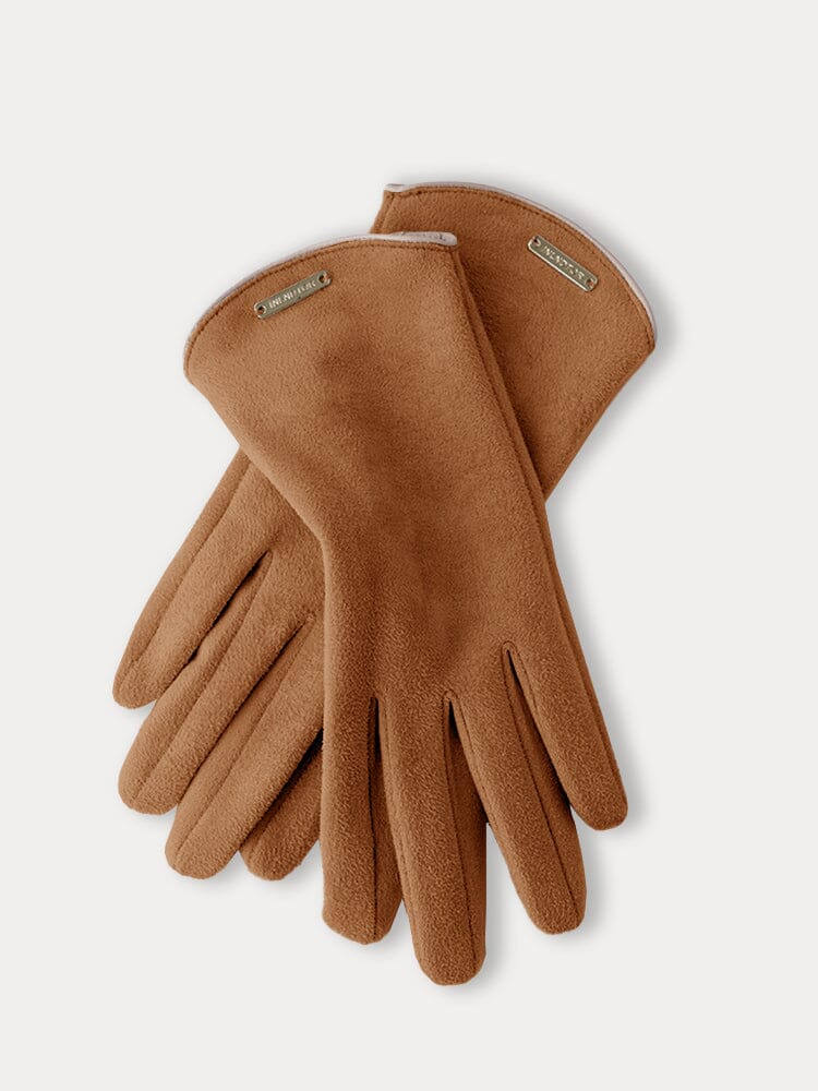 Utility Suede Touchscreen Gloves Accessories coofandystore Brown One Size 