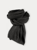 Minimalist Warm Knit Scarf Scarf coofandy Black One Size 