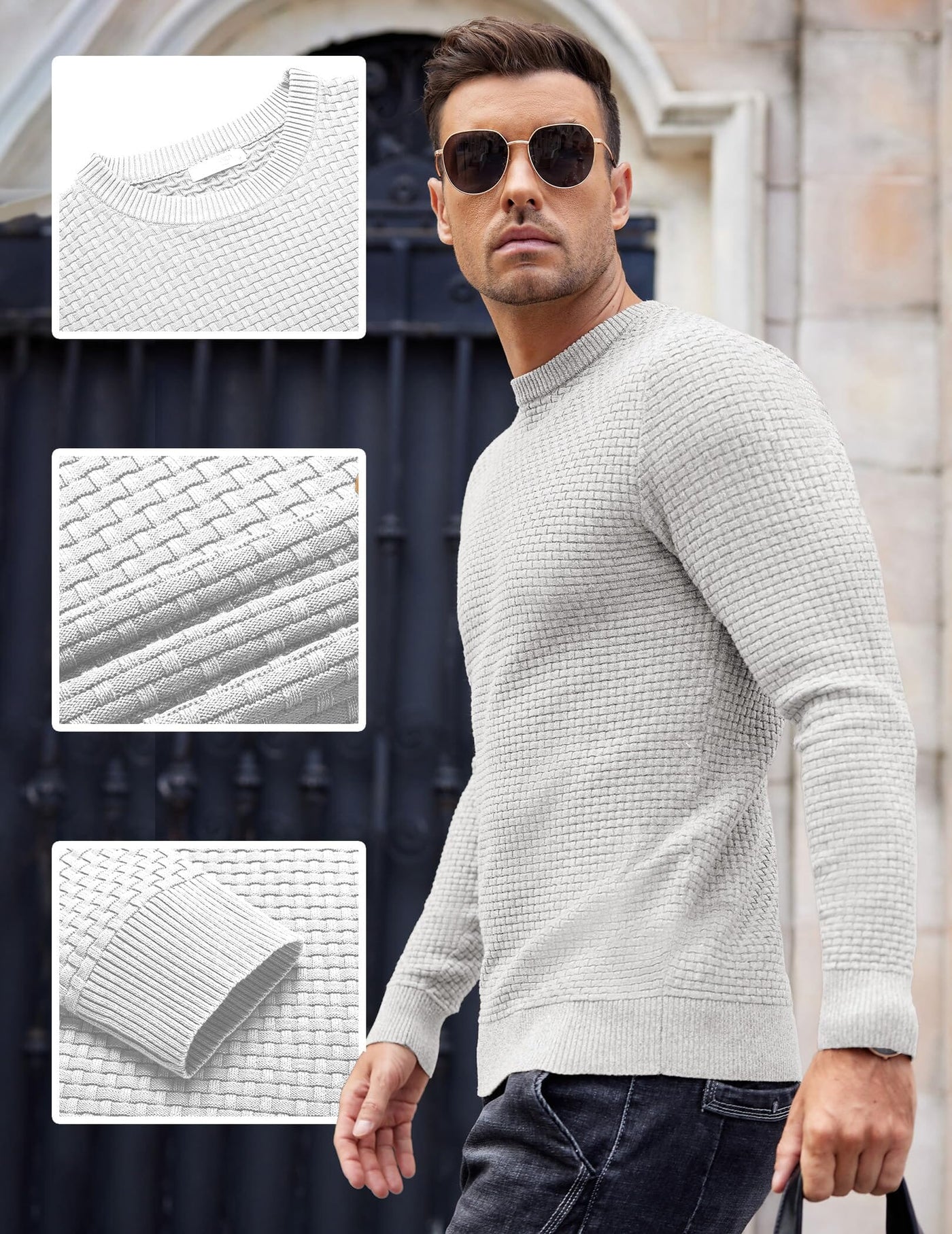 Classic Leisure Versatile Sweater Sweater coofandy 