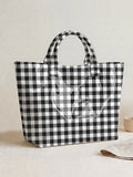 Classic Plaid Tote Bag
