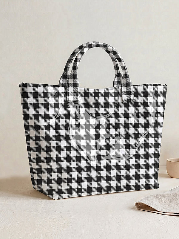 Classic Plaid Tote Bag