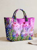 Abstract Watercolor Splatter Tote Bag