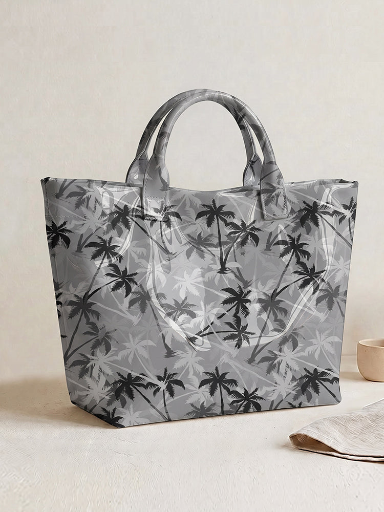 Tropical Palm & Floral Tote Bag | Spacious Everyday Carryall