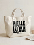 Christian Faith Graphic Print Tote Bag