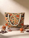 Halloween Pets Quilted Tote Bag