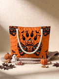 Halloween Pets Quilted Tote Bag