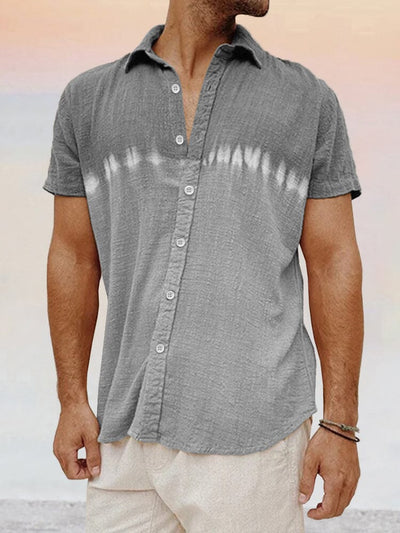 Casual Soft Splicing Cotton Linen Shirt Shirts coofandy Grey S 