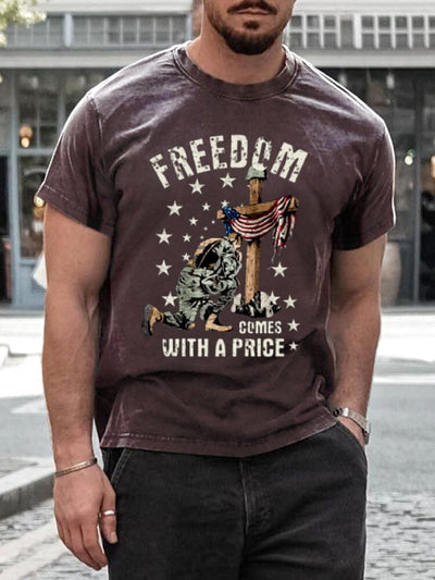 Freedom Graphic Tie Dye T-shirt T-shirt coofandystore 