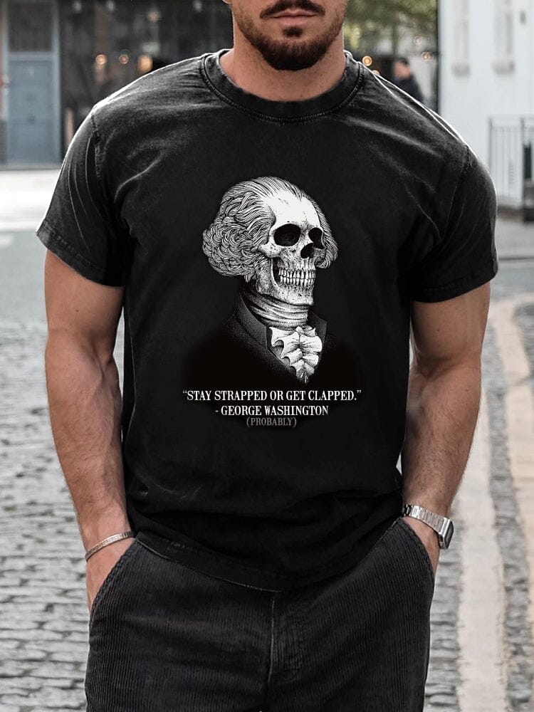Vintage Style Skulls T-Shirt T-shirt coofandystore Black S 