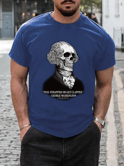 Vintage Style Skulls T-Shirt T-shirt coofandystore Blue S 