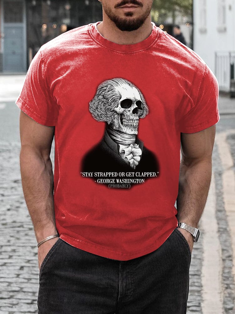 Vintage Style Skulls T-Shirt T-shirt coofandystore Red S 