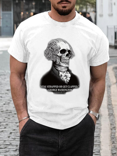 Vintage Style Skulls T-Shirt T-shirt coofandystore White S 
