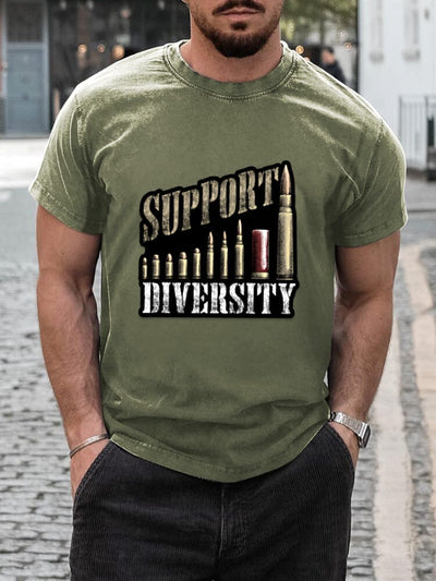 Casual Diversity Graphic T-Shirt T-shirt coofandystore Green S 