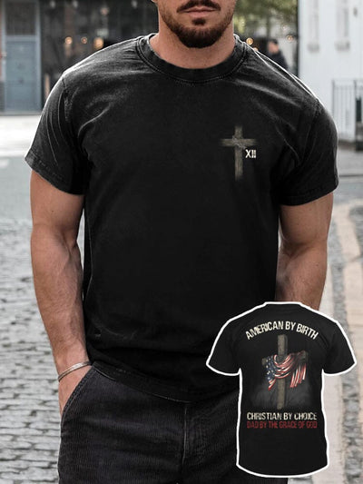 Cozy Crucifix Graphic T-shirt T-shirt coofandystore Black S 