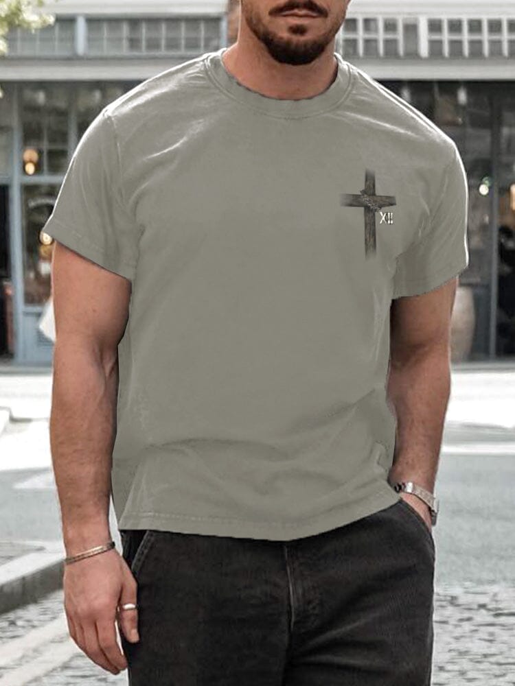 Cozy Crucifix Graphic T-shirt T-shirt coofandystore 