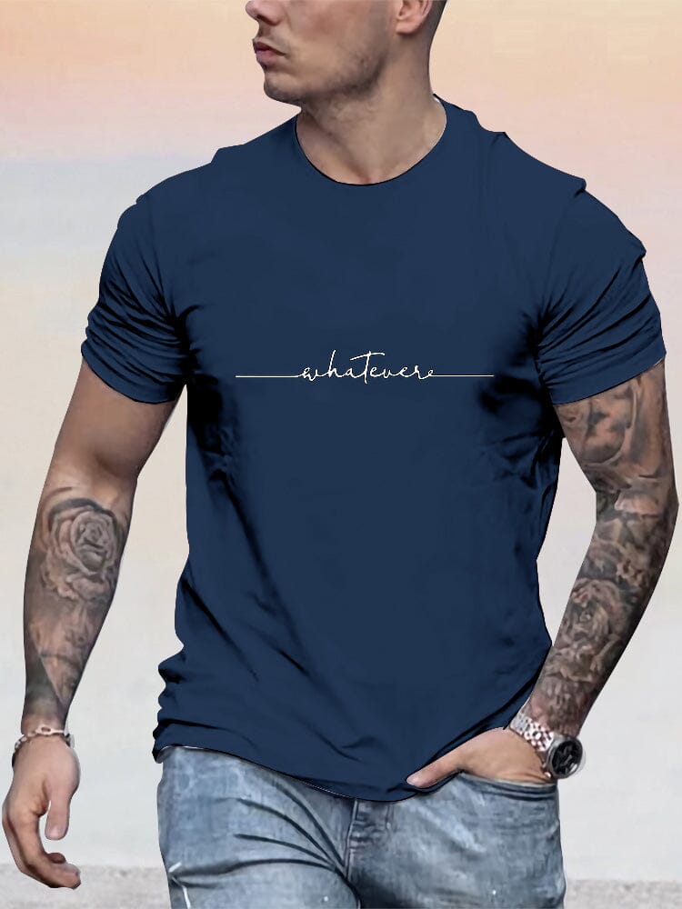 Soft Graphic T-Shirt T-shirt coofandystore Navy Blue S 