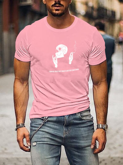 Stylish Soft Graphic T-shirt T-shirt coofandystore Pink S 