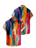 Graffiti Painted Cotton Linen Shirt Shirts coofandystore 
