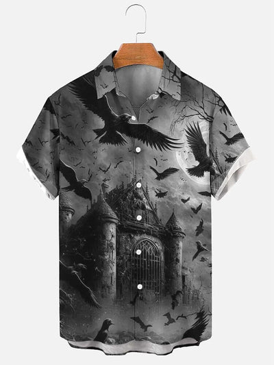 Soft Creative Printed Cotton Linen Shirt Shirts coofandy PAT4 S 