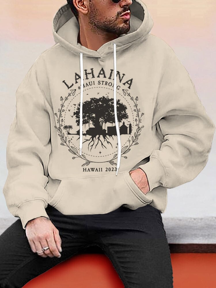 Casual Lahaina Strong Hoodie Hoodies coofandystore Light Khaki S 