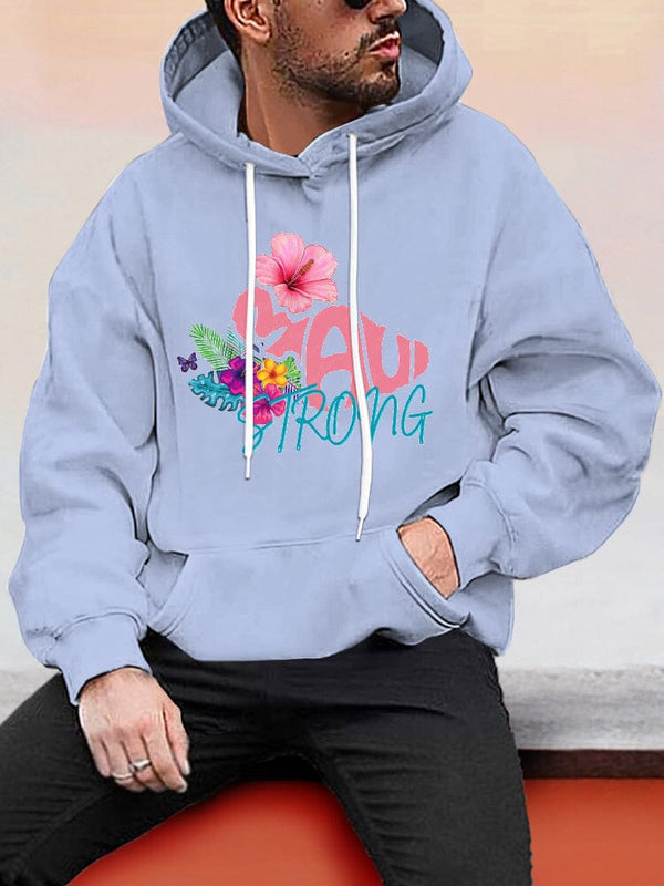 Cozy Maui Strong Hoodie Hoodies coofandystore Light Blue S 