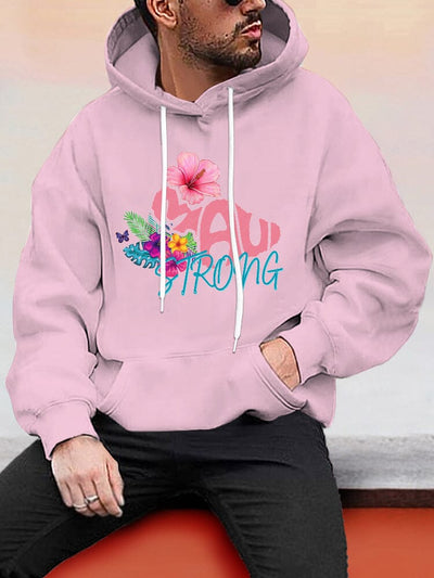 Cozy Maui Strong Hoodie Hoodies coofandystore Light Pink S 