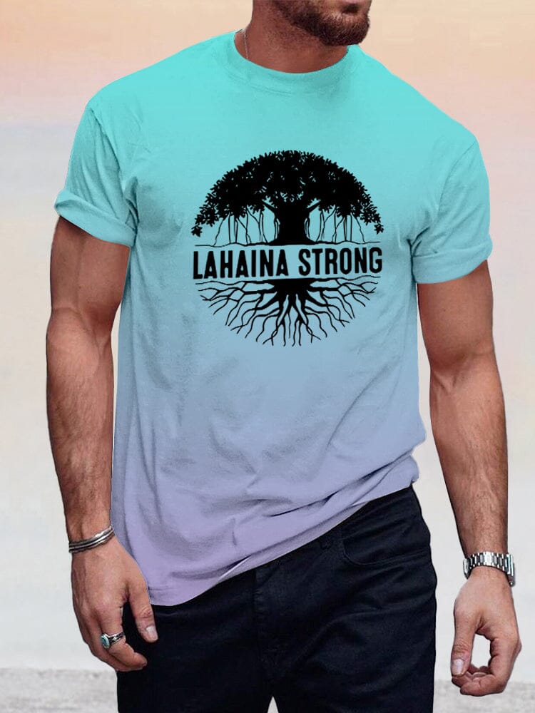 Casual Lahaina Print T-shirt T-shirt coofandystore PAT2 S 