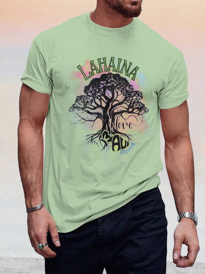 Casual Lahaina Graphic T-shirt T-shirt coofandystore Green S 