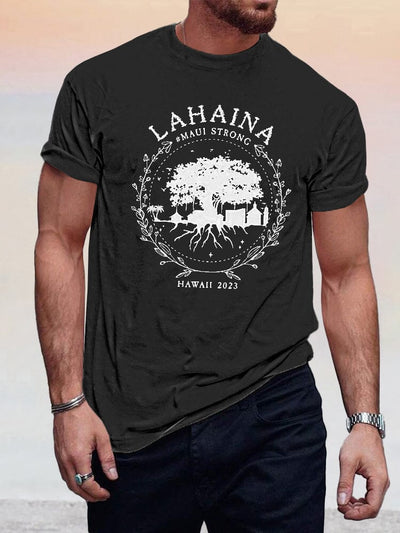Casual Maui Strong Graphic T-shirt T-shirt coofandystore Black S 