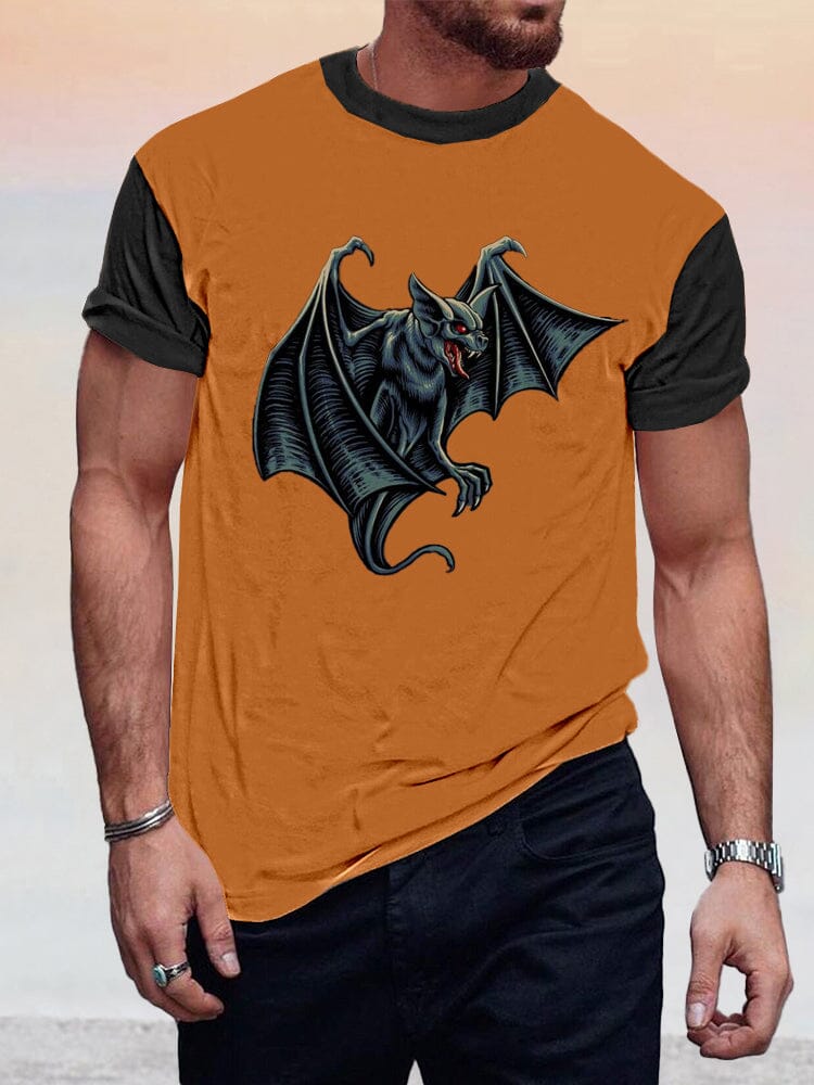Creative Bat Printing T-shirt T-Shirt coofandystore PAT3 S 