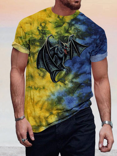 Creative Bat Printing T-shirt T-Shirt coofandystore PAT5 S 