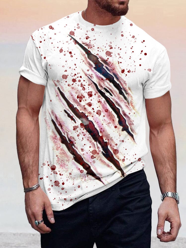 Novelty Halloween Pattern T-shirt T-Shirt coofandystore PAT1 S 