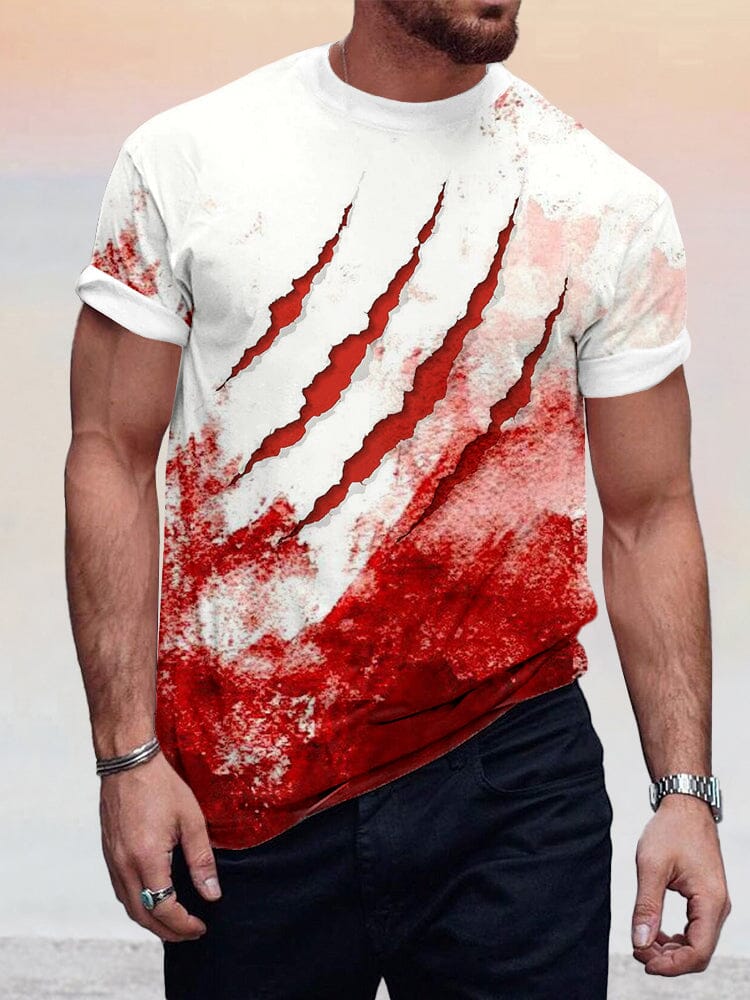 Novelty Halloween Pattern T-shirt T-Shirt coofandystore PAT2 S 