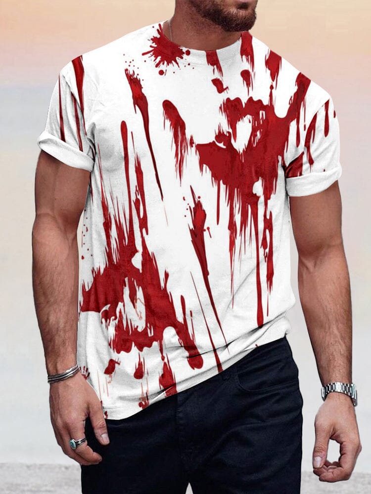 Novelty Halloween Pattern T-shirt T-Shirt coofandystore PAT4 S 