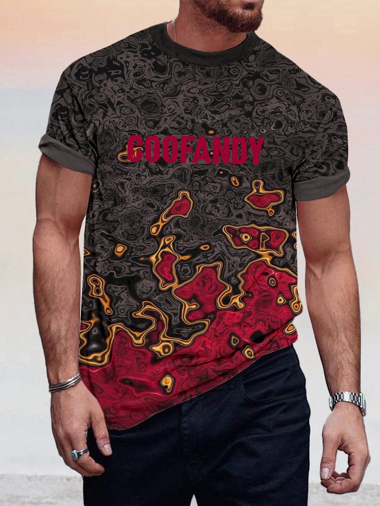 Creative Printed Soft T-shirt T-Shirt coofandystore PAT4 S 