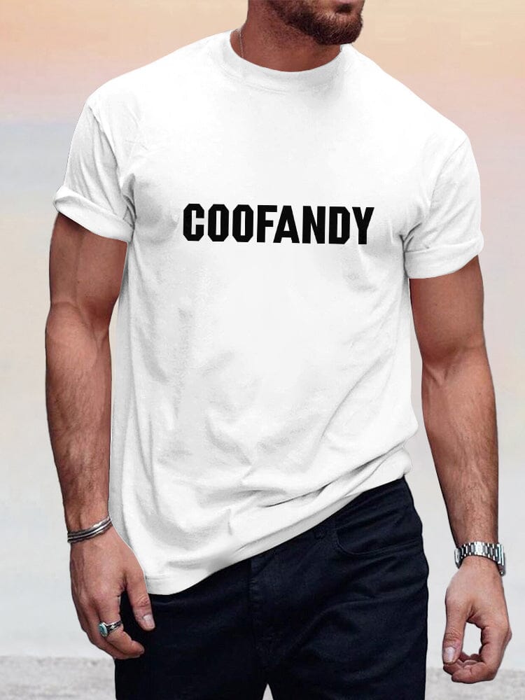 Casual Simple Style T-shirt T-Shirt coofandystore White S 