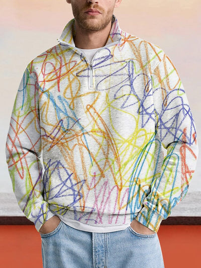 Broken Crayons Still Color Graphic Sweatshirt Hoodies coofandy PAT3 S 