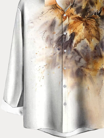 Creative Art Graphic Cotton Linen Shirt Shirts coofandy 